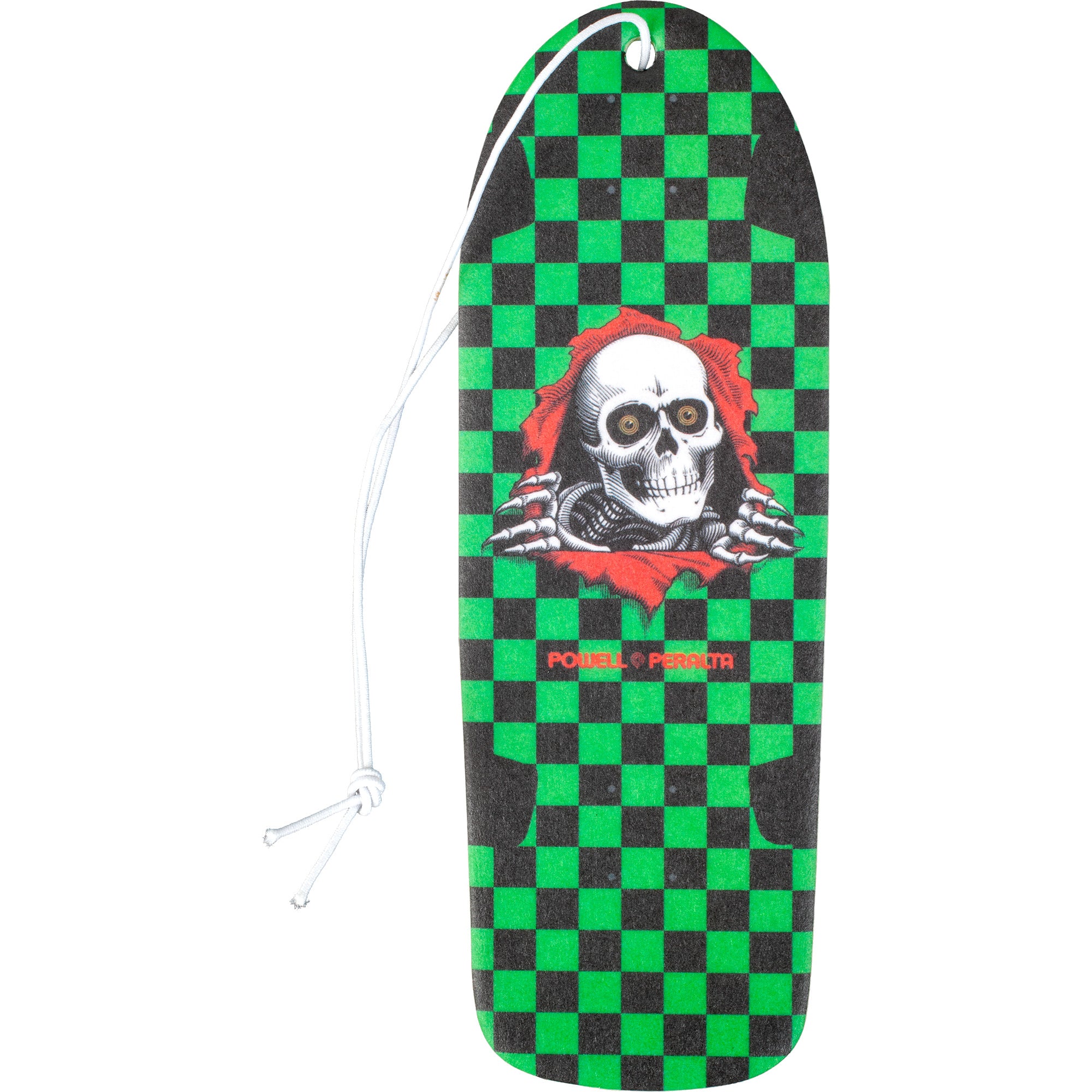 Powell Peralta Ripper Green Checker Air Freshener - Pineapple Scent