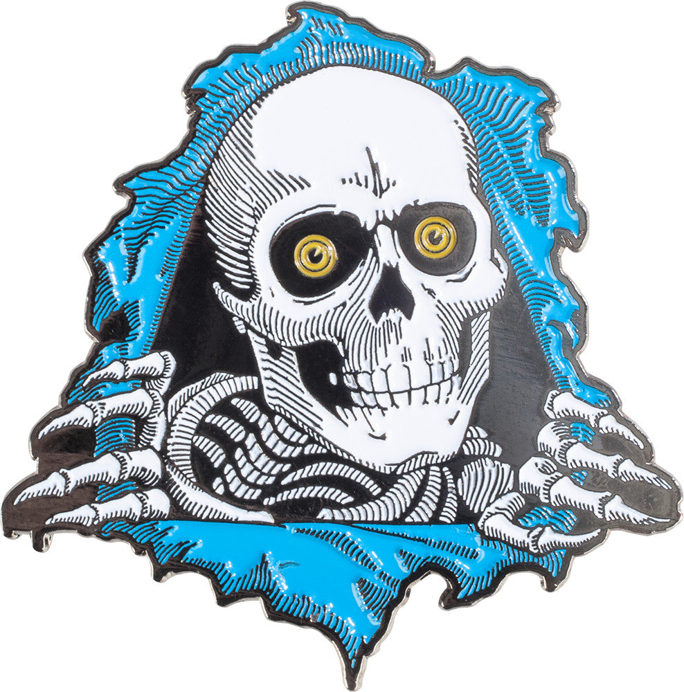 Blue Ripper Powell Peralta Skateboard Pin