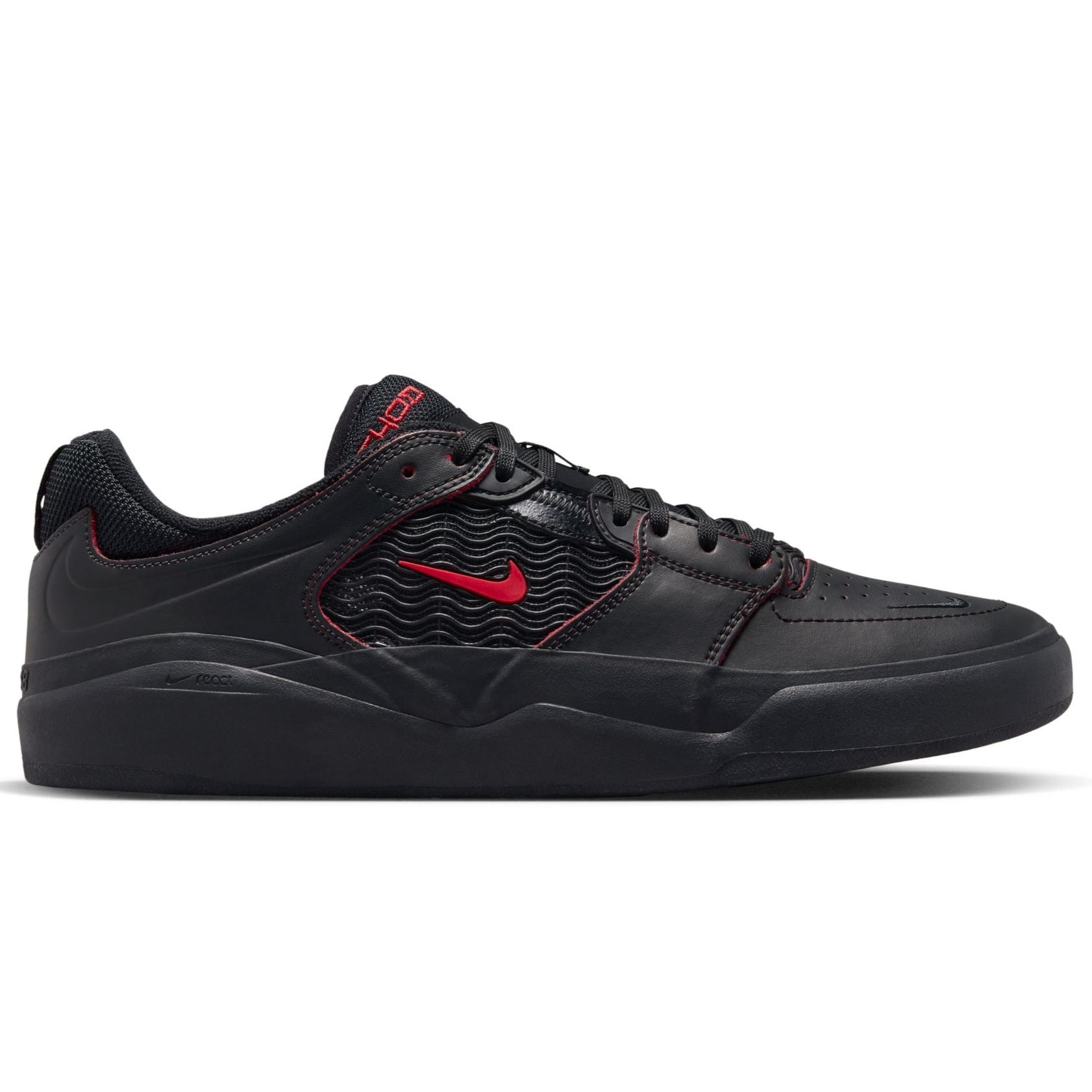 Black/University Red Premium Ishod Wair Nike SB Skate Shoe