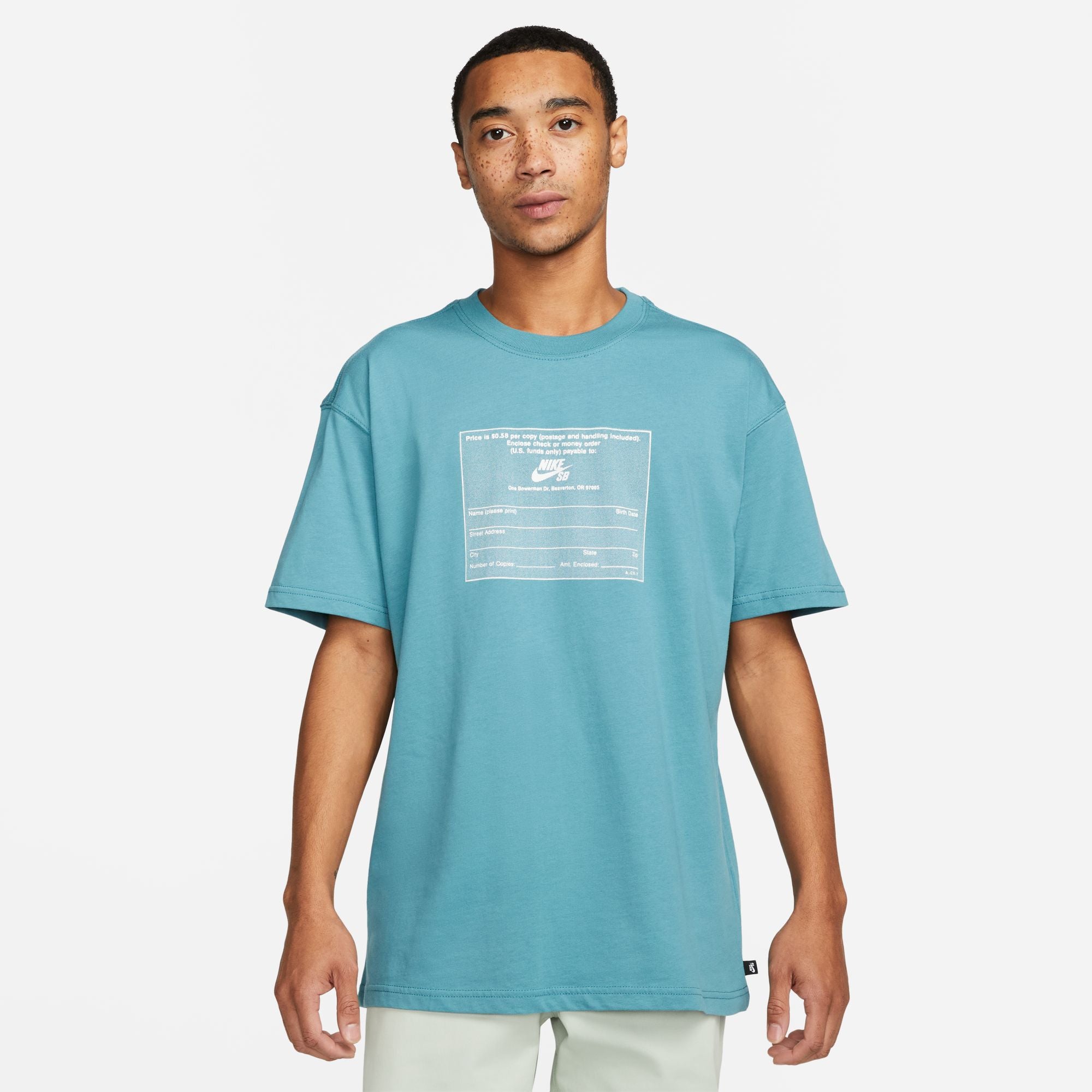 Mineral Teal Magcard Nike SB T-Shirt