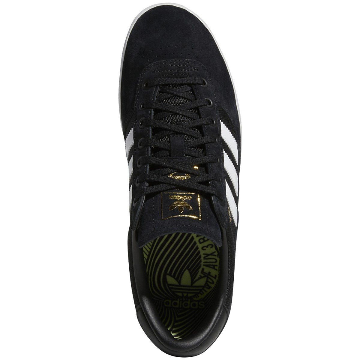 Black/White/Lime Lucas Puig Indoor Adidas Skateboarding Shoe Top