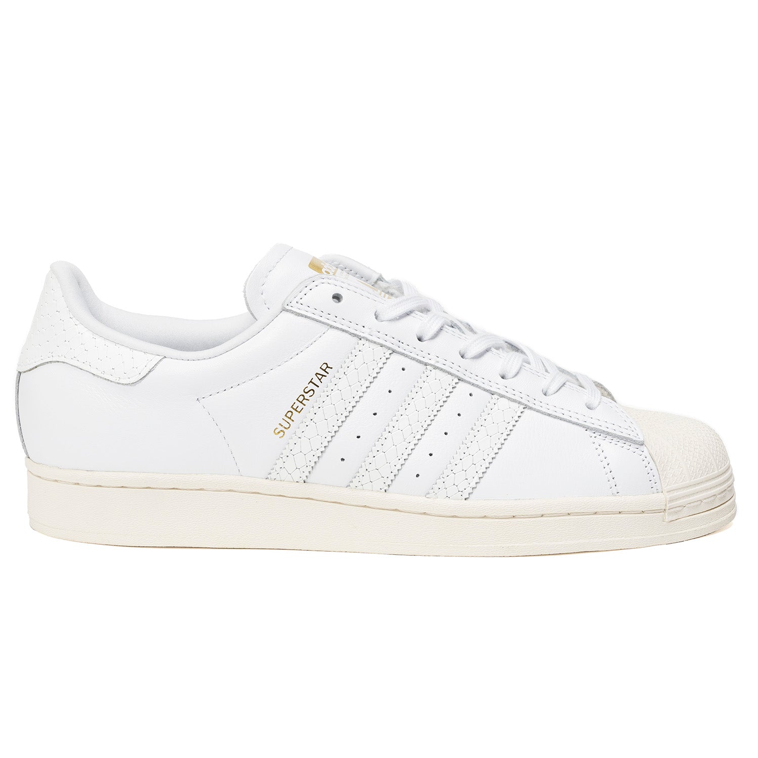 White/White Superstar ADV Adidas Skate Shoe