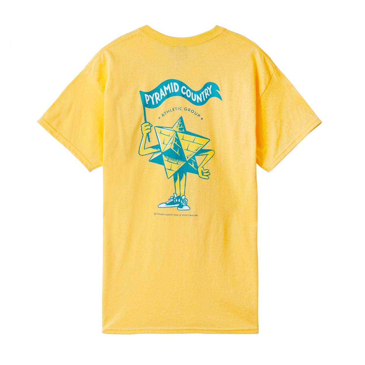 Pyramid Country Athletic Group Tee - Yellow