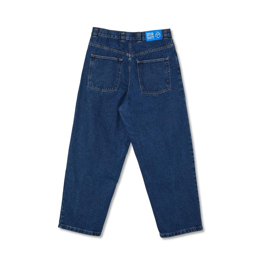 Dark Blue Big Boy Polar Skate Co Jeans Back