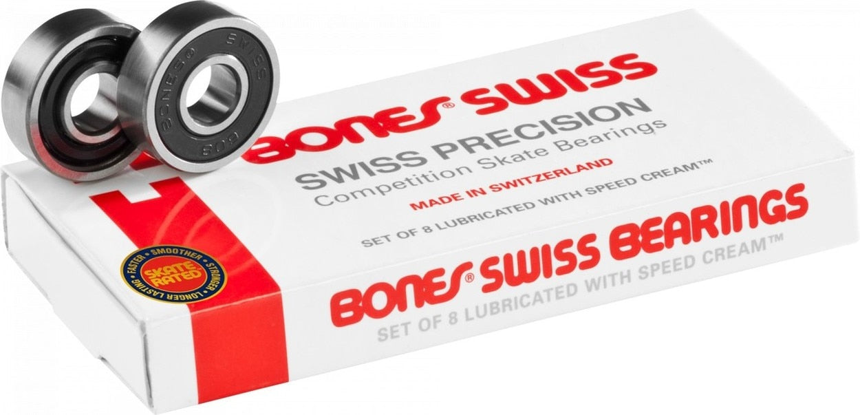 Bones Swiss Skateboard Bearings