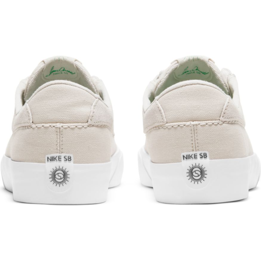 White/Lucky Green Shane O'Neill Nike Sb Pro Skateboard Shoe Back