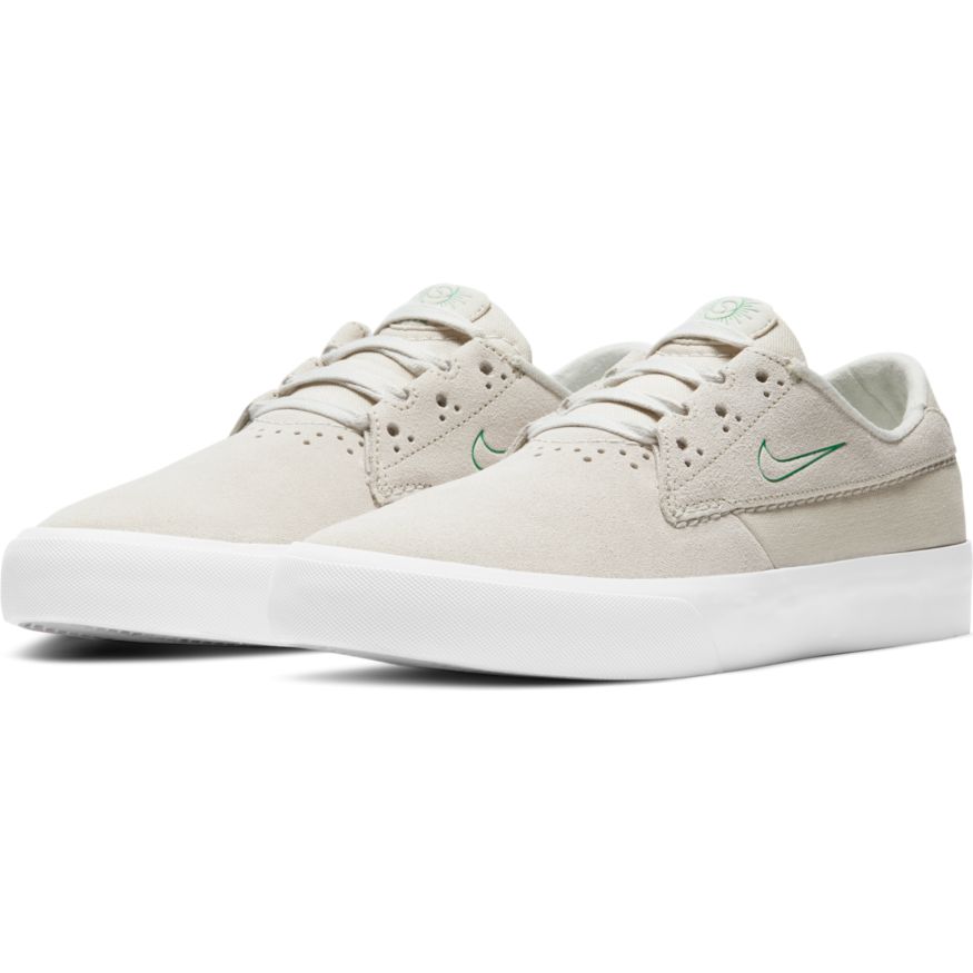 White/Lucky Green Shane O'Neill Nike Sb Pro Skateboard Shoe Front