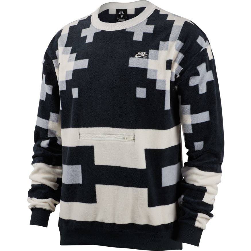 Nike SB Icon Crewneck - Anthracite/Sail/Sail