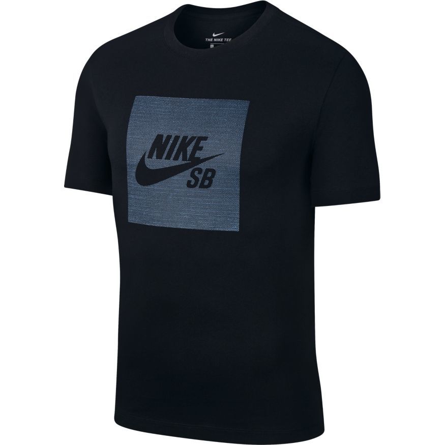 Nike SB Chambray Skate Tee - Black