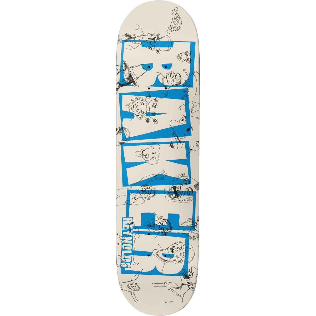 Andrew Reynolds Brand Name Sketch Baker Skateboard Deck