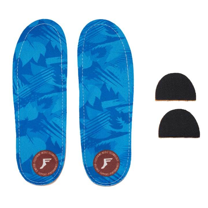 FP Lo Profile Kingfoam Orthotics Blue Camo Insoles