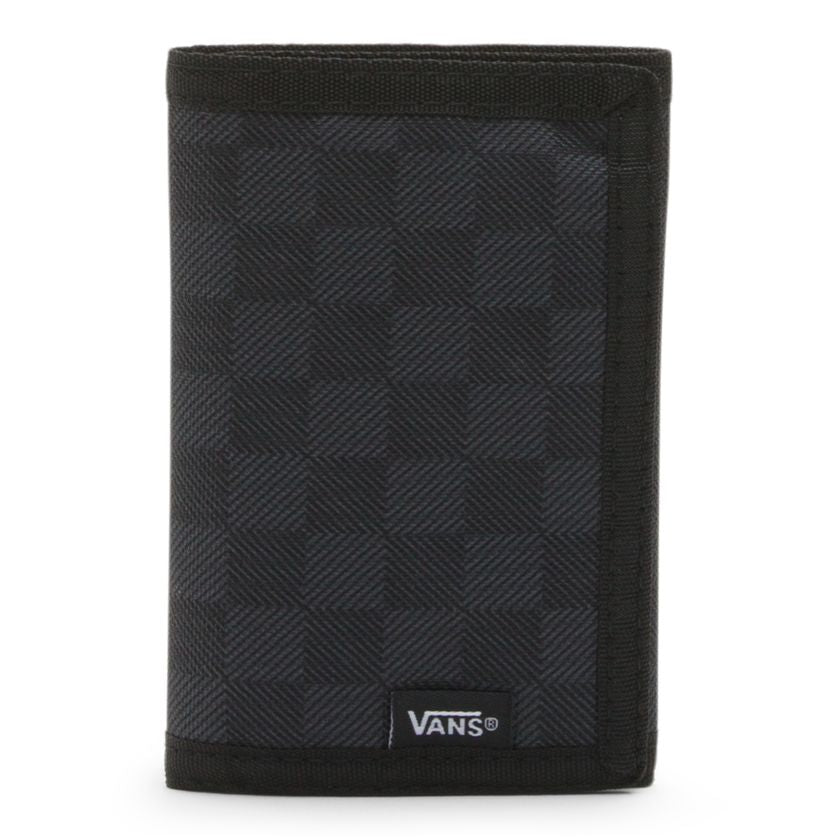 Black/Charcoal Vans  Tri-Fold Slipped Wallet