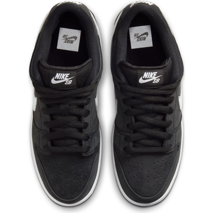 Nike SB Dunk Low Pro ISO Skateboard Shoe - Black/White-Black-Gum Light Brown