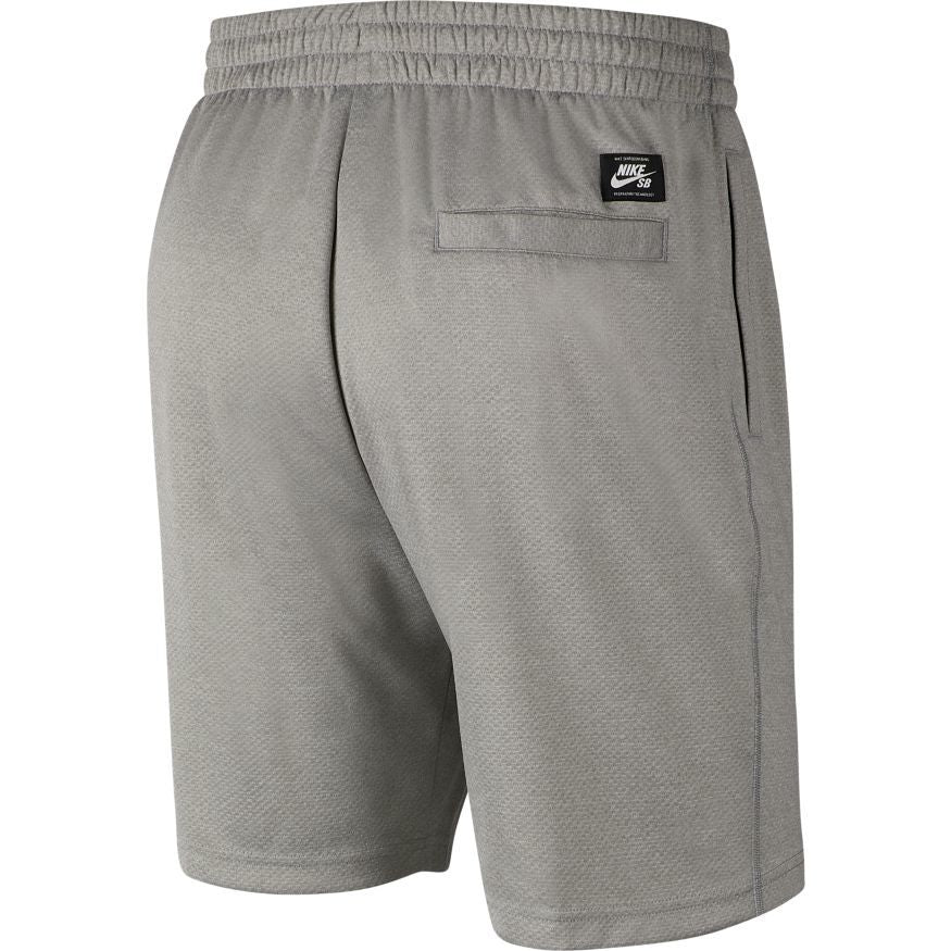 Heather Grey Nike SB Dri-Fit Sunday Skate Shorts Back