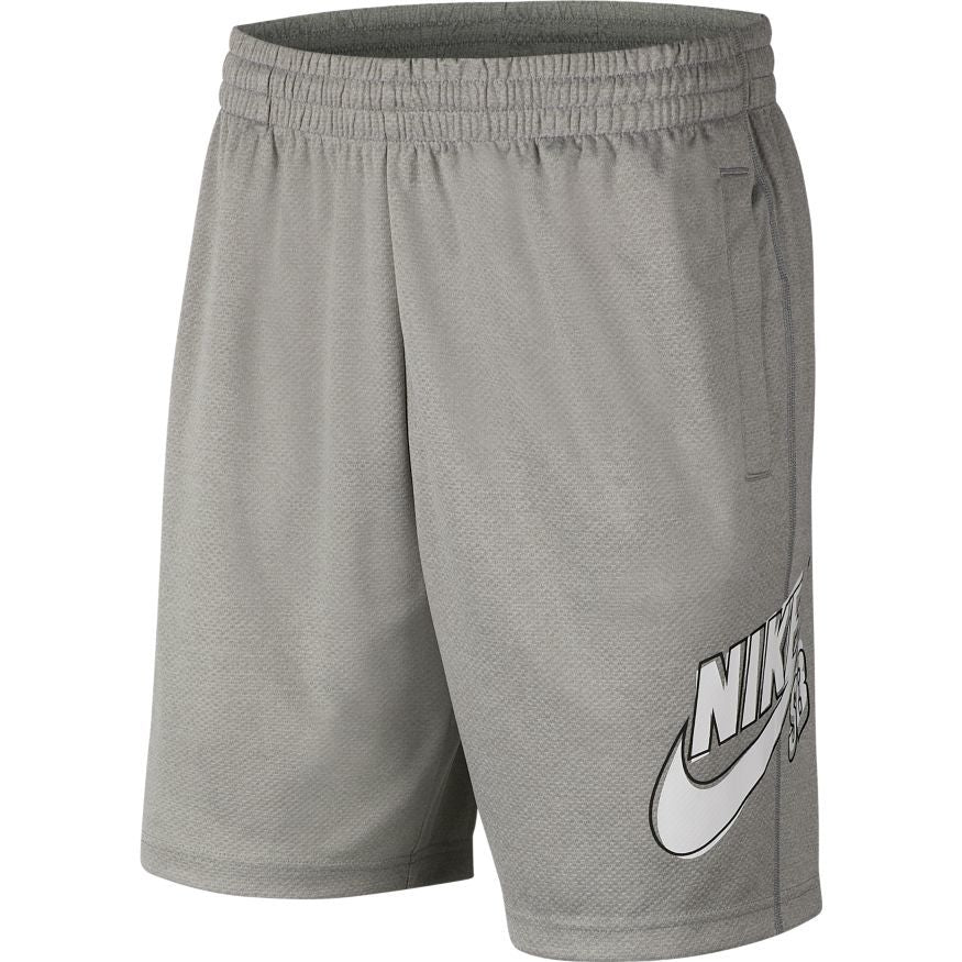 Heather Grey Nike SB Dri-Fit Sunday Skate Shorts Front