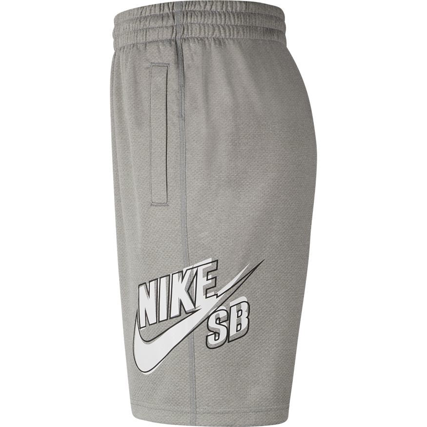 Heather Grey Nike SB Dri-Fit Sunday Skate Shorts  Side