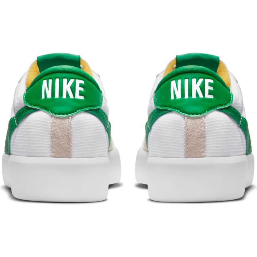 White/Lucky Green Bruin React Nike SB Skateboarding Shoe Back