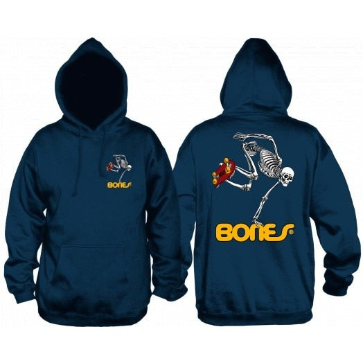 Powell Peralta Skateboard Skeleton Hoodie - Navy