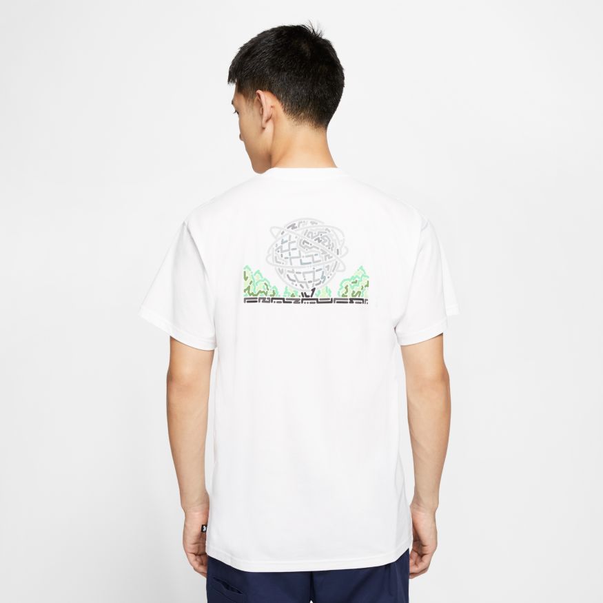 White Yoon NYC Nike SB T Shirt Model Back