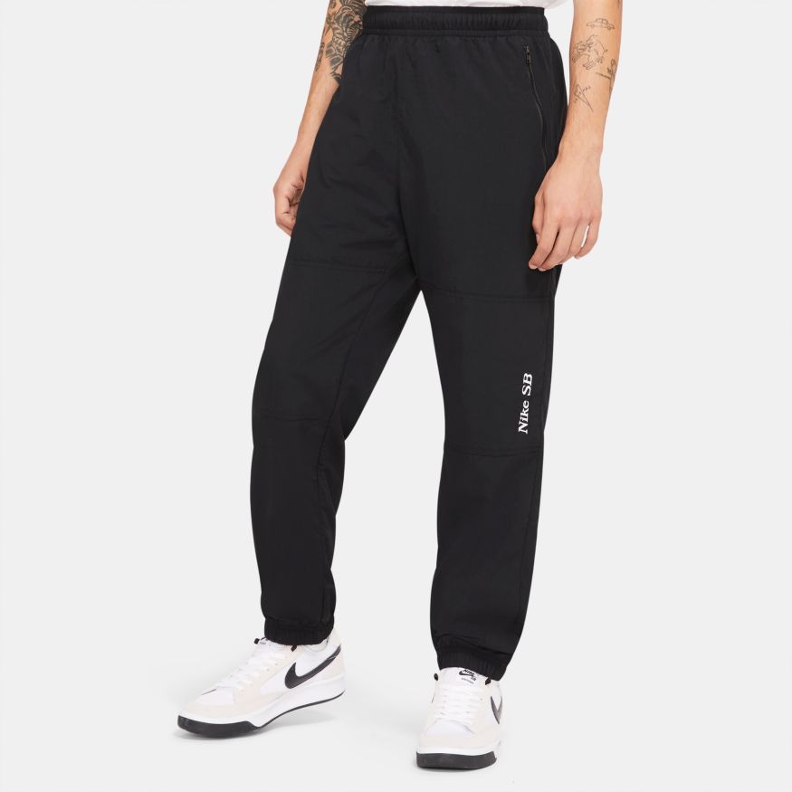 Black Graphic Nike SB Track Pants