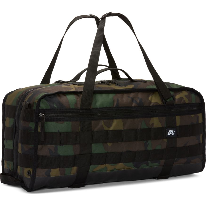 Camo RPM Nike SB Skateboard Duffel Bag Detail