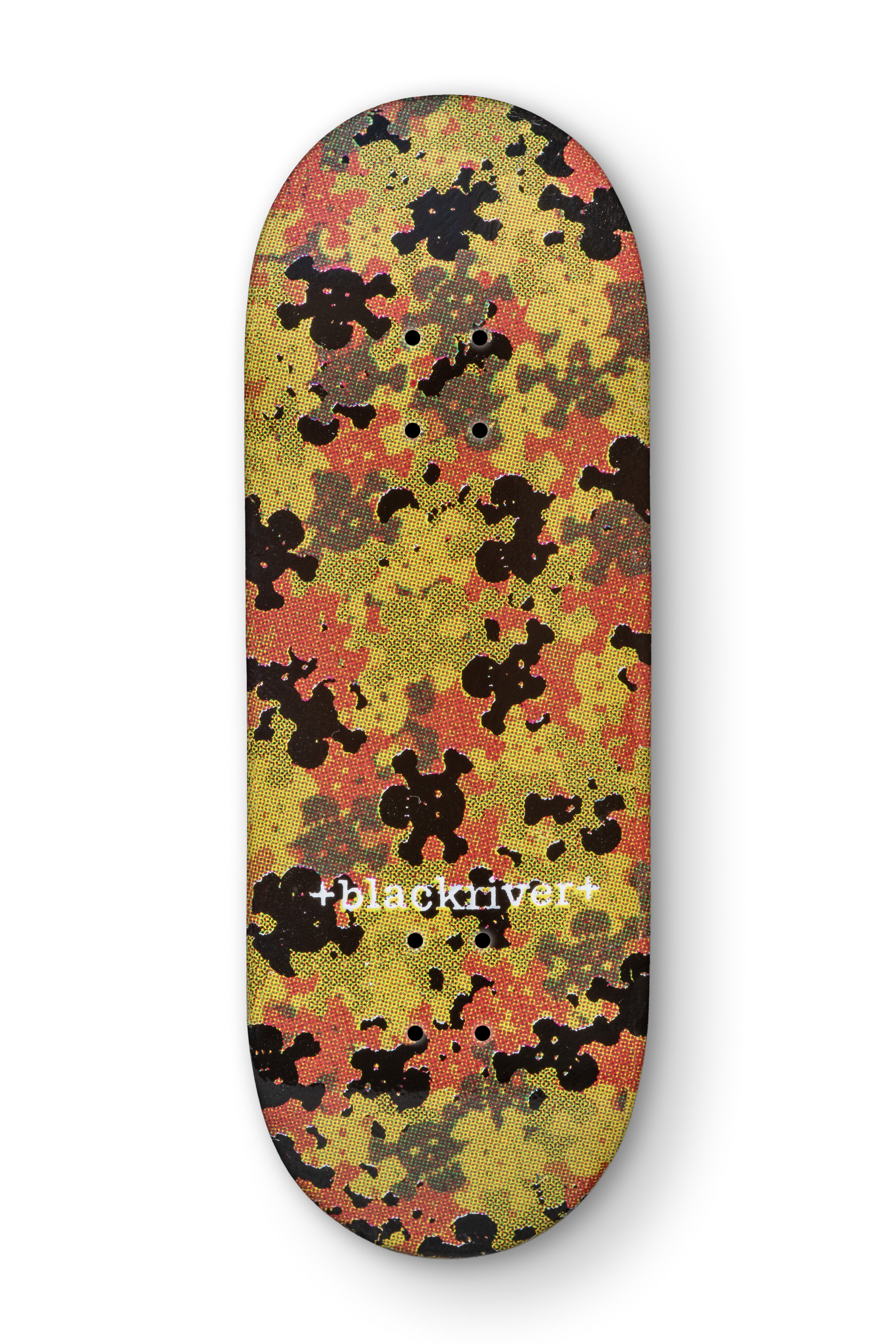 Camo Green Blackriver 7-Ply Fingerboard Deck