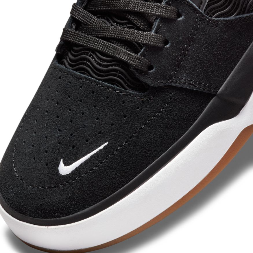 Black/White Ishod Wair Nike SB Skateboarding Shoe Detail