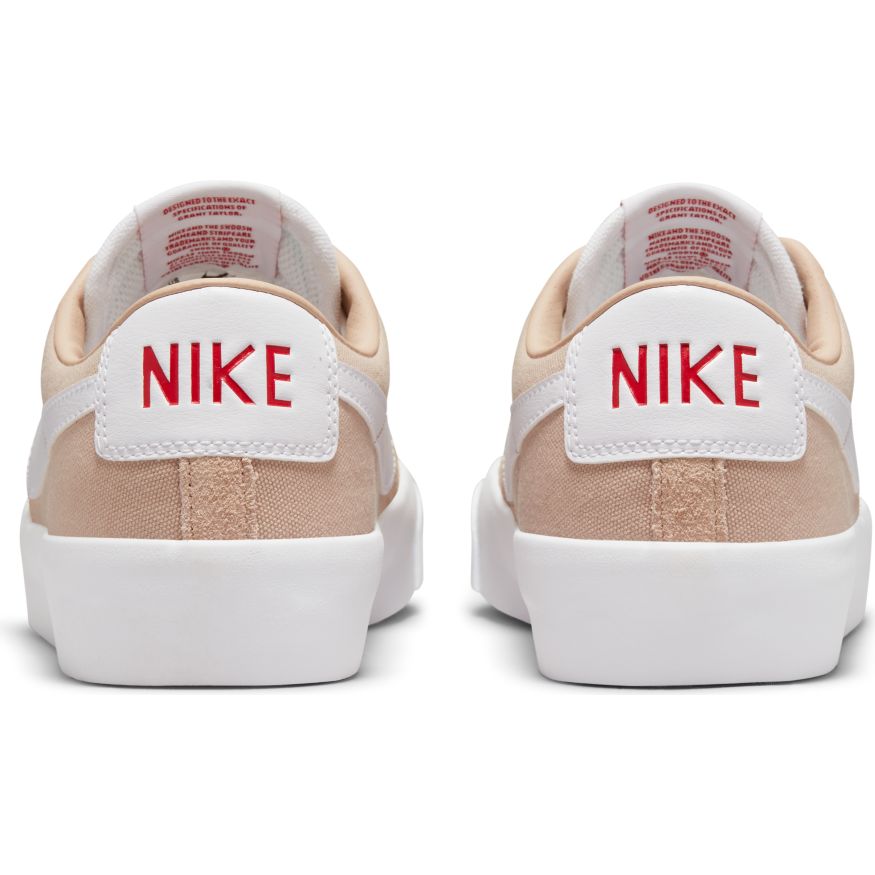 Bio Beige GT Blazer Low Nike SB Skateboarding Shoe Back