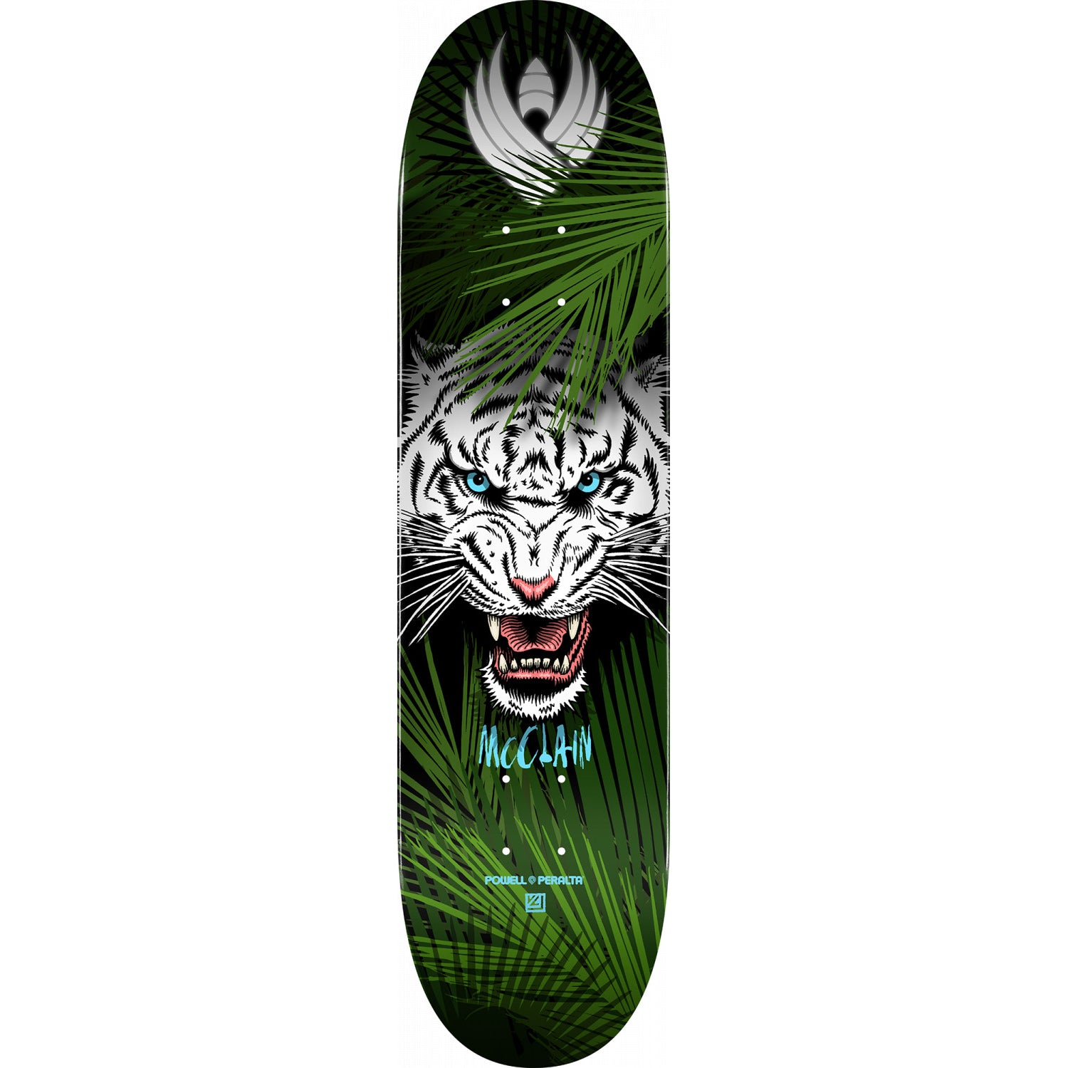 Brad McClain 243 Shape Tiger 2 Powell Peralta Flight Skateboard Deck