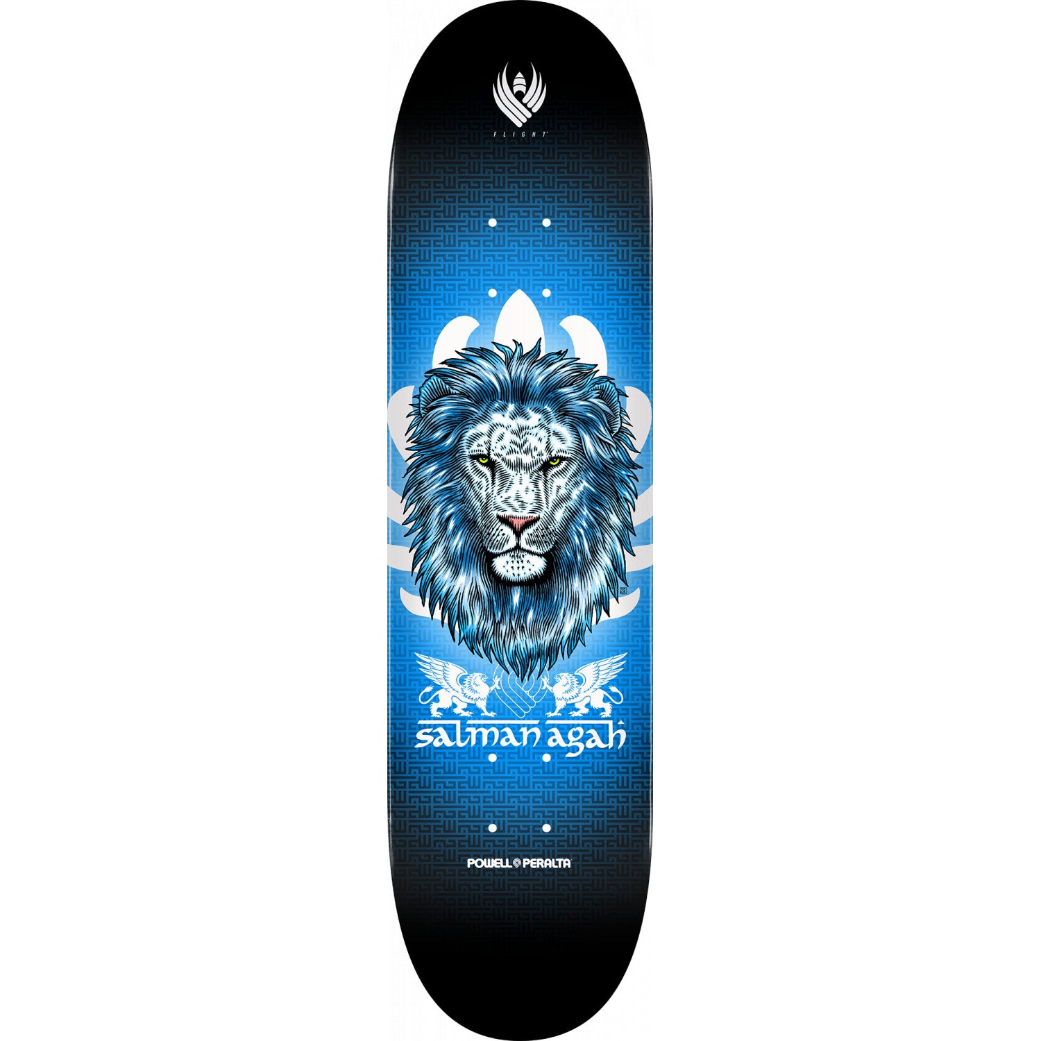 Shape 242 Salman Agah Powell Peralta Flight Skateboard Deck