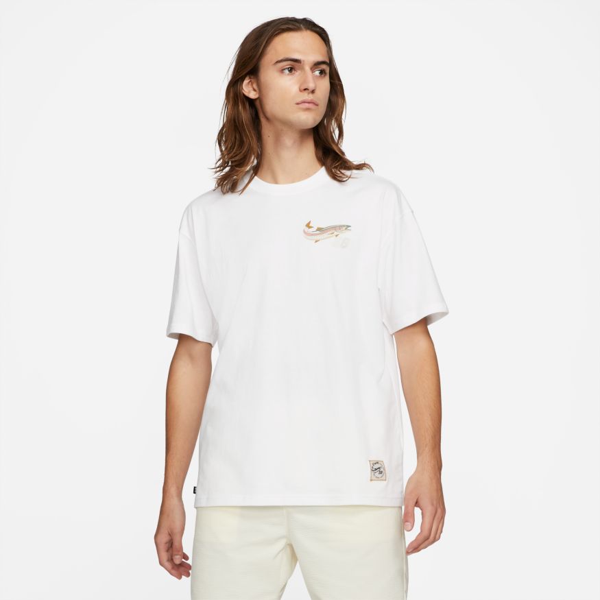 White Daan Van Der Linden Fishing Nike SB T-Shirt