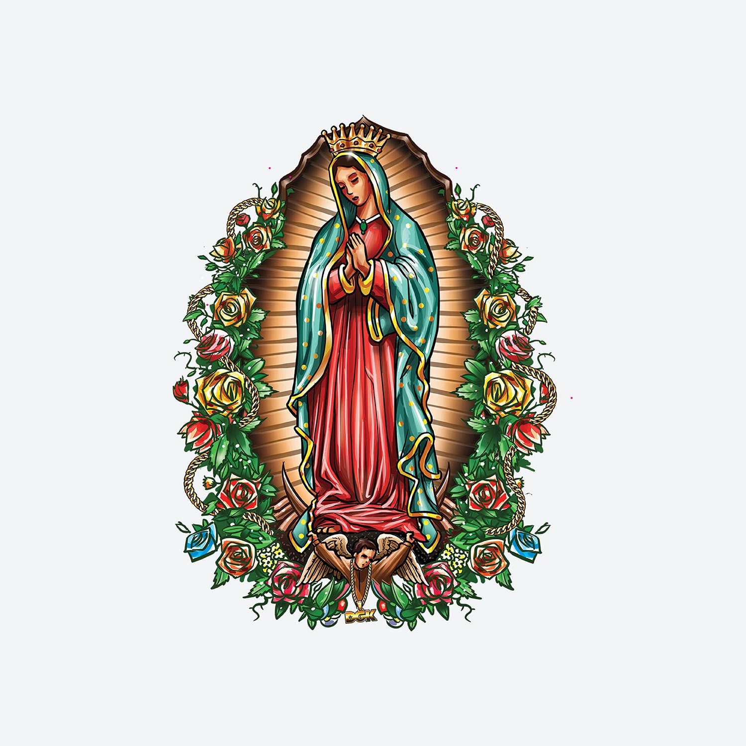 DGK Guadalupe Skateboard Sticker