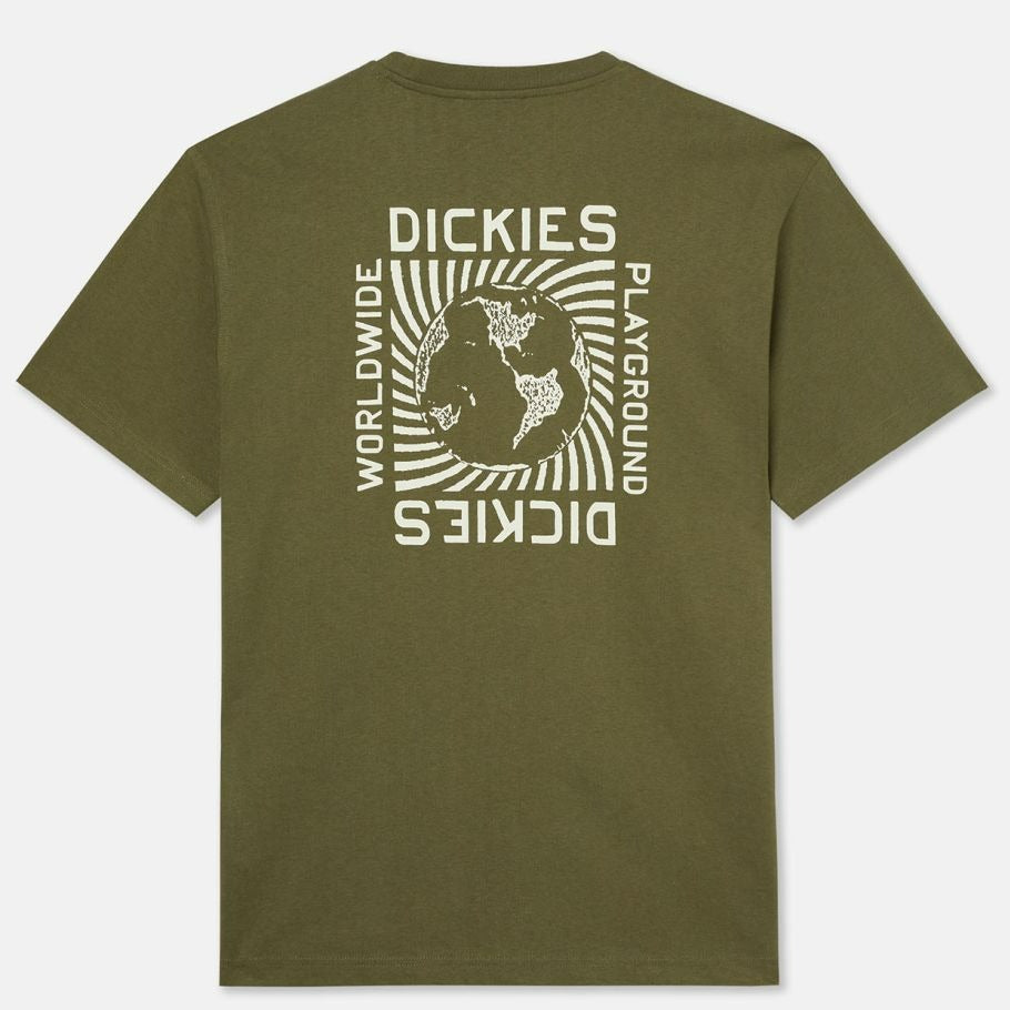 Military Green Dickies Marburry Tee Back