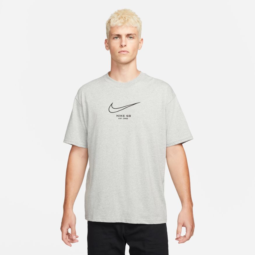 Dark Grey Heather Luxury Nike SB Tee