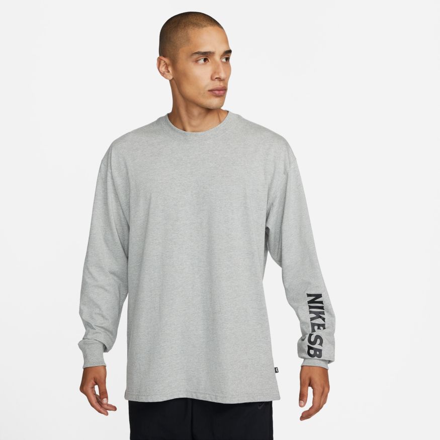 Dark Grey Heather Nike SB Snake T-Shirt