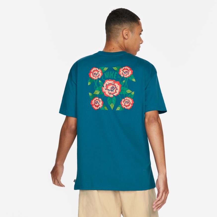 Nike SB Mosaic Roses Tee - Turquoise