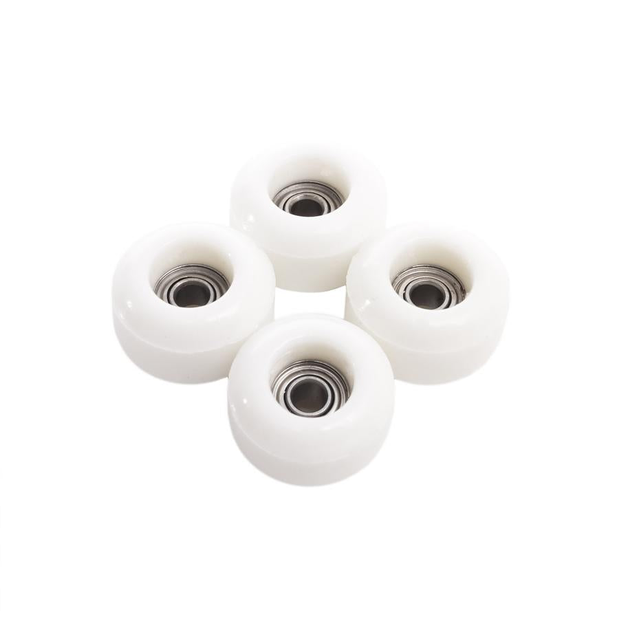 64D Bright White Dynamic Professional Bearing Fingerboard Wheels