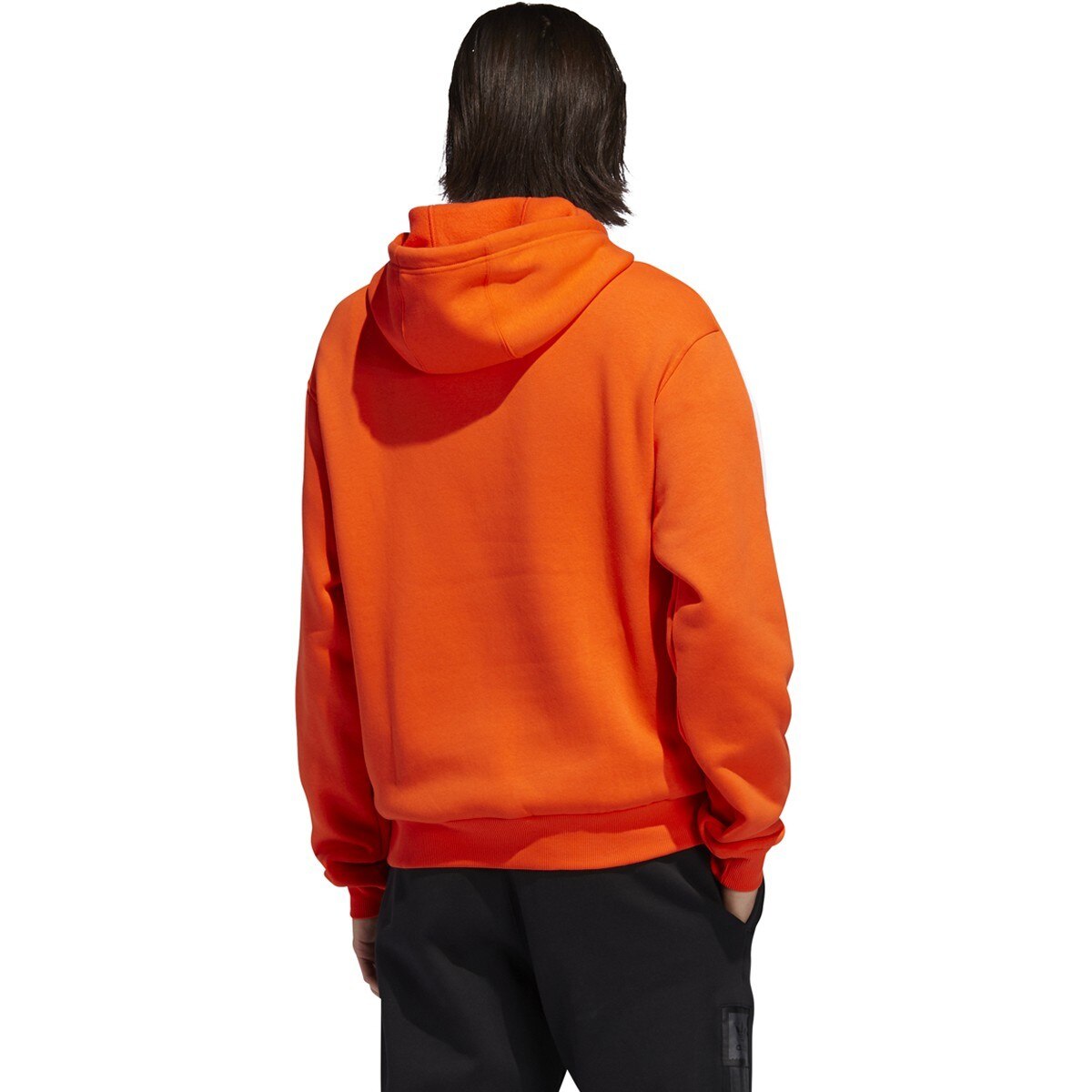 Adidas Modular Fleece 1 Hoodie - Active Orange/White