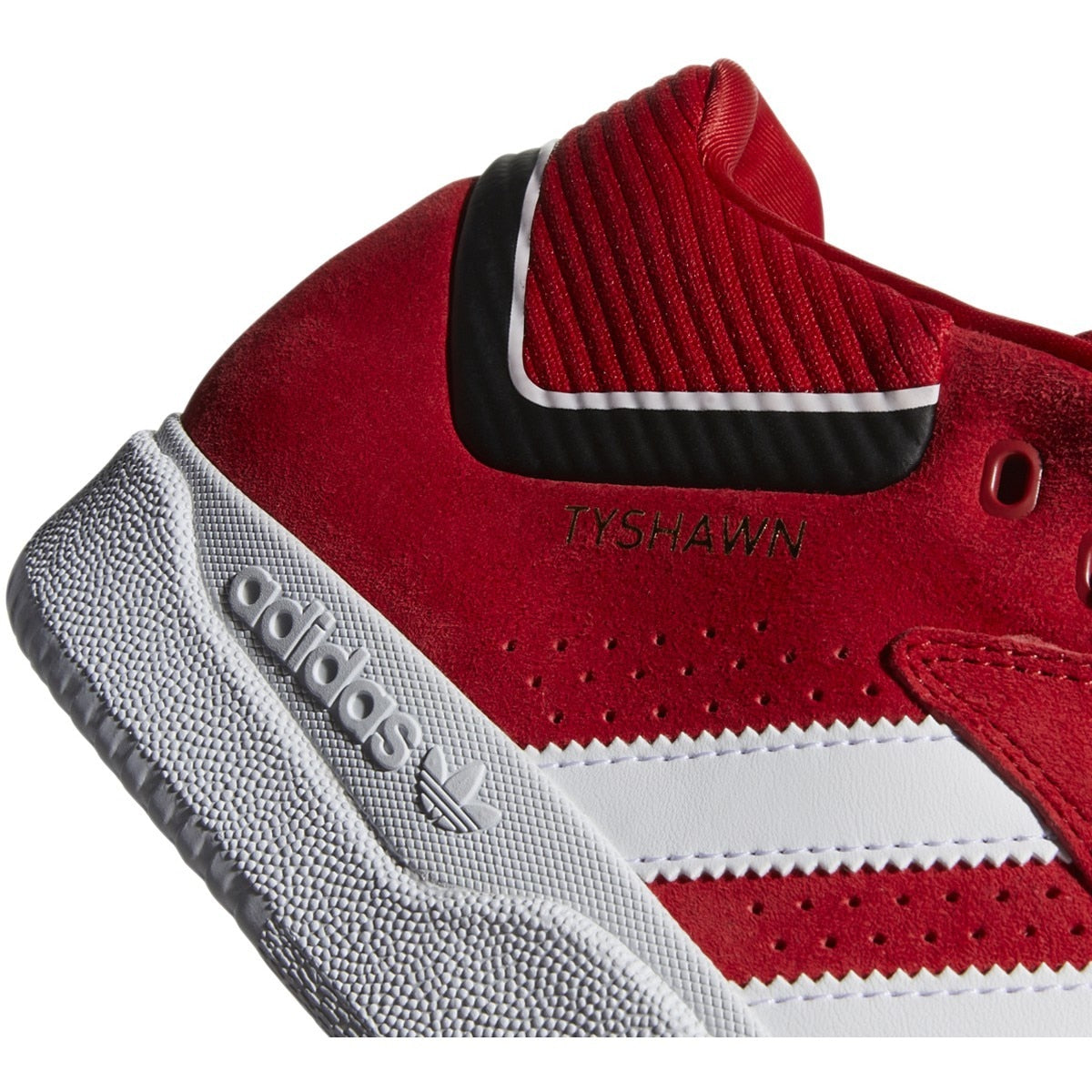 Adidas Tyshawn Skate Shoe - Scarlet/White/Core Black