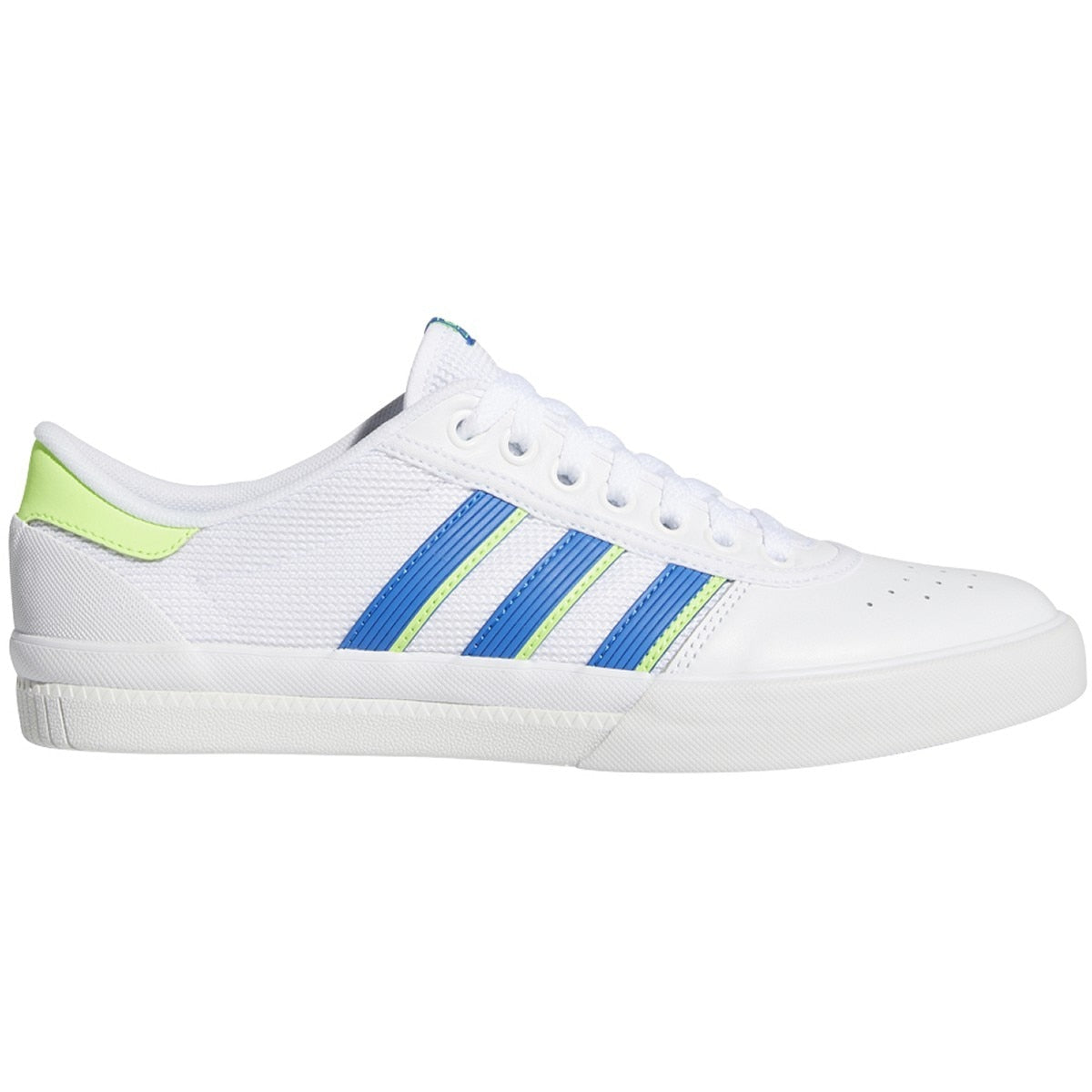 Adidas Lucas Premiere Skateboard Shoes - White/Glory Blue/Signal Green