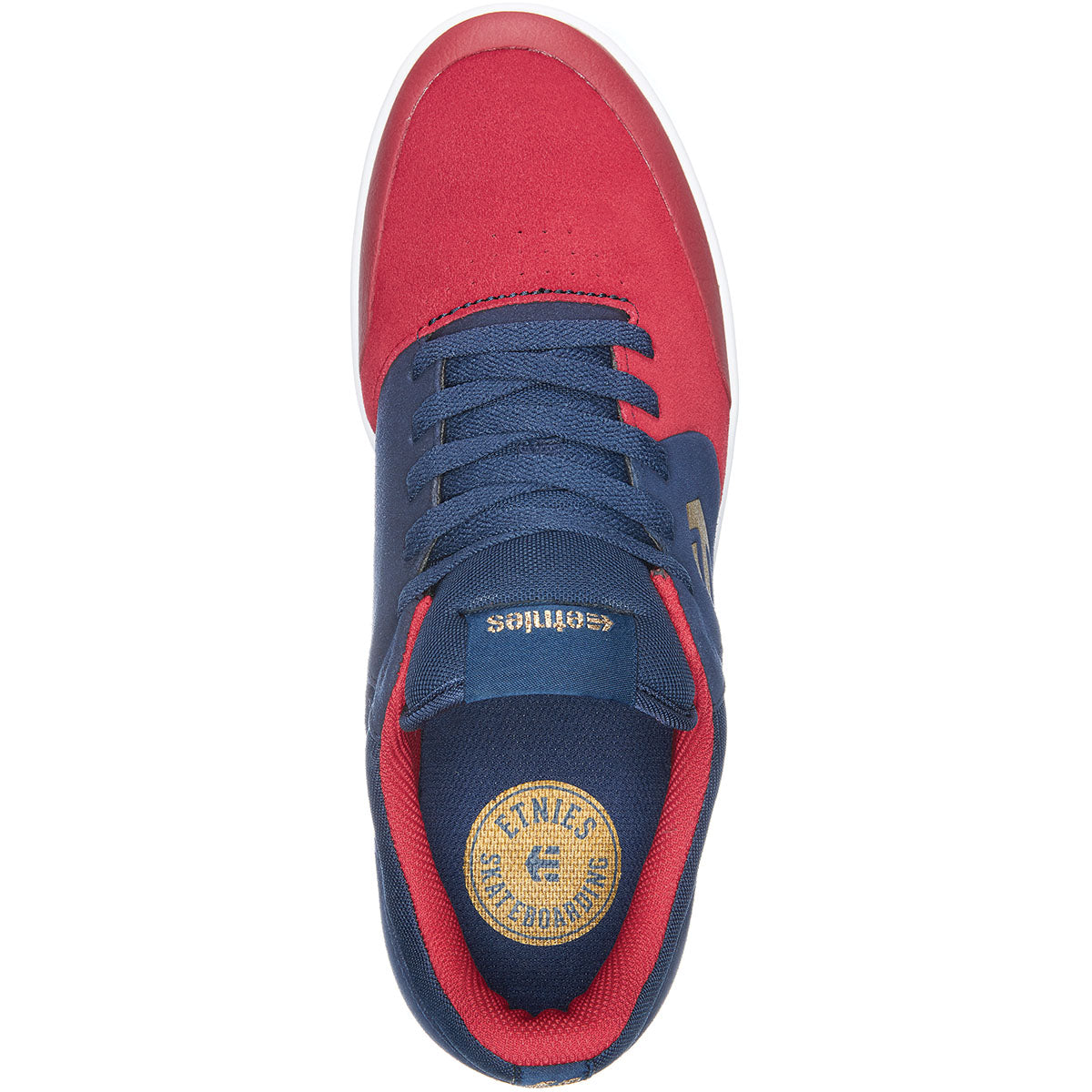 Red/Blue/White Sheckler Etnies Marana Top