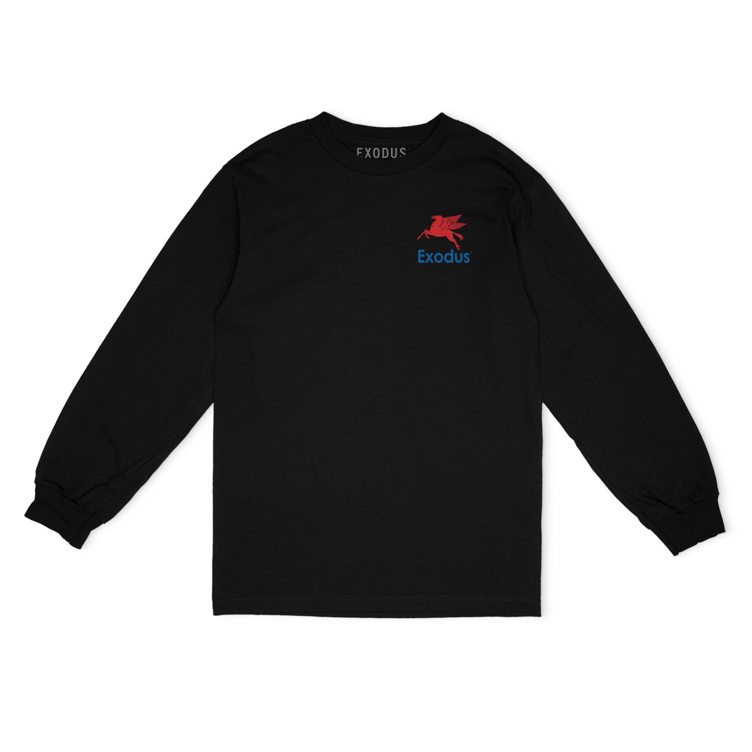 Black Exodus Pegasus Long Sleeve Tee