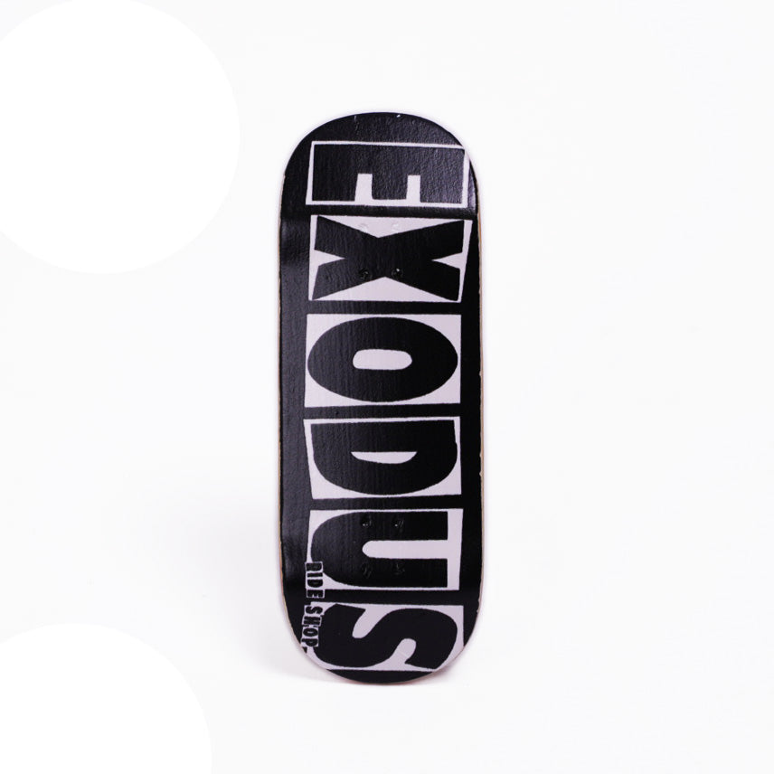 Black Brand Logo Exodus DK Fingerboard Deck