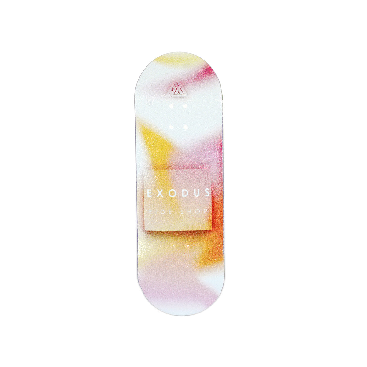 White Liquify Exodus Fingerboard Deck