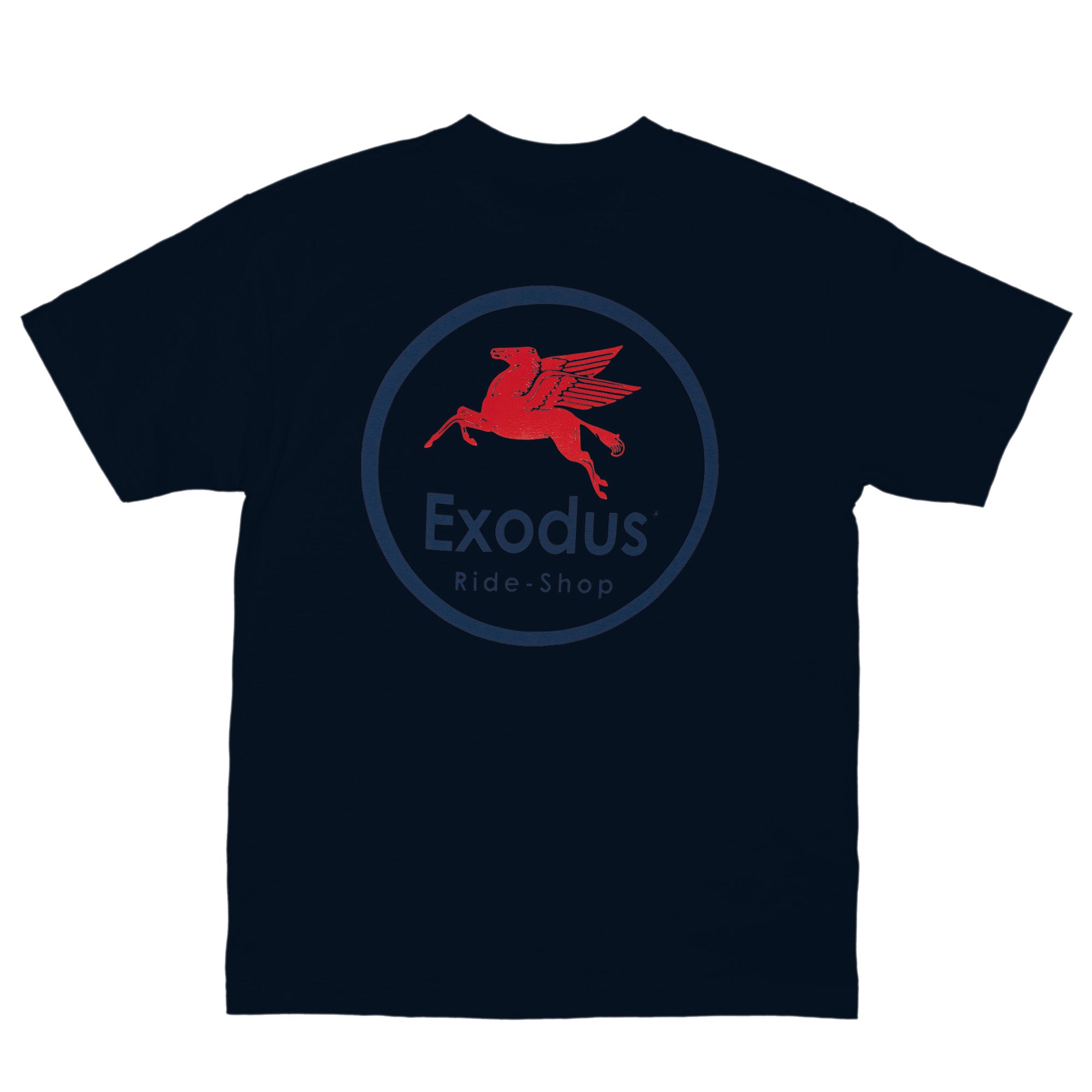 Navy Pegasus Exodus Tee Back