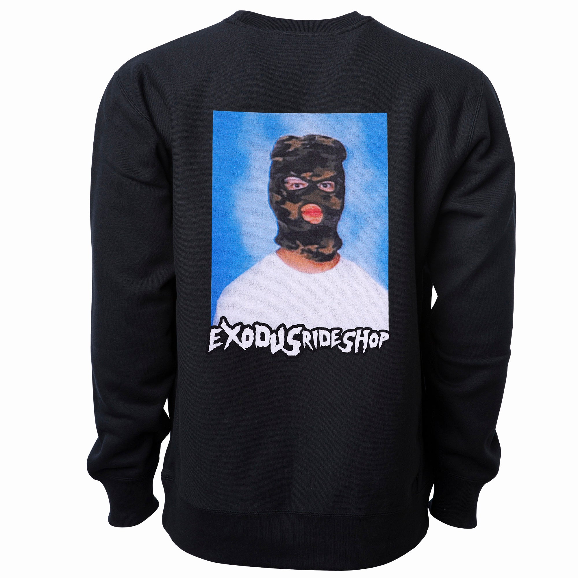 Exodus Premium Ski Mask Heavyweight Crew - Black