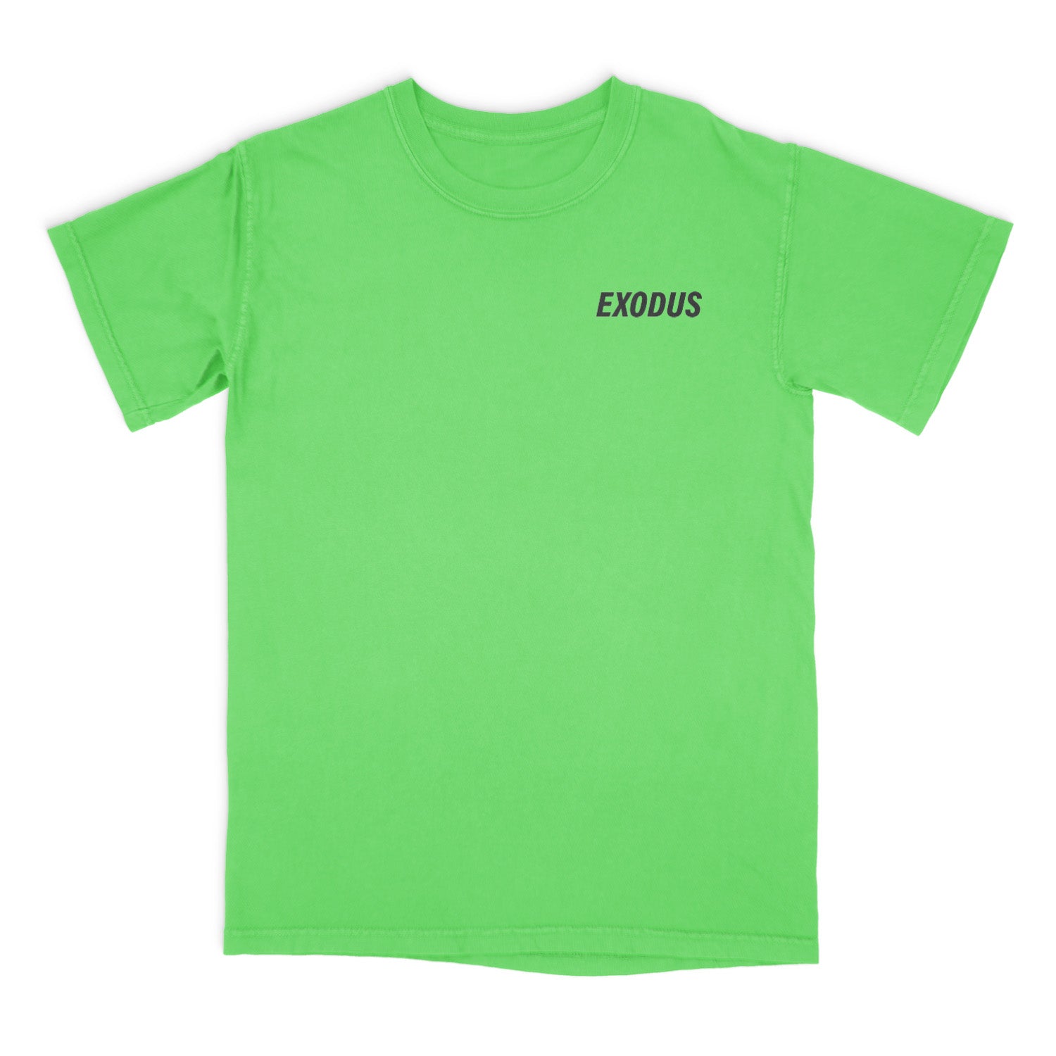 Exodus T1 Logo Tee Neon Green