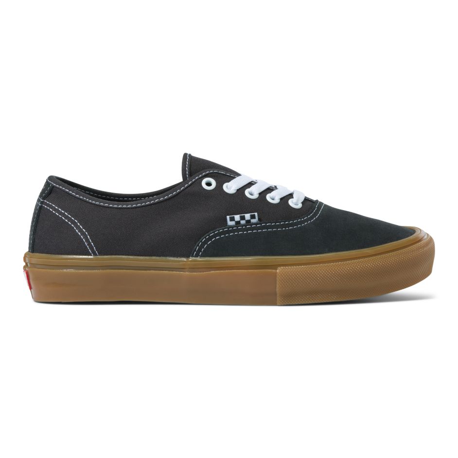 Raven/Gum Skate Authentic Vans Skateboarding Shoe