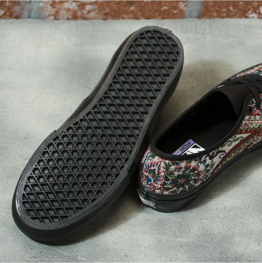 Paisley Skate Authentic Vans Skateboarding Shoe Bottom