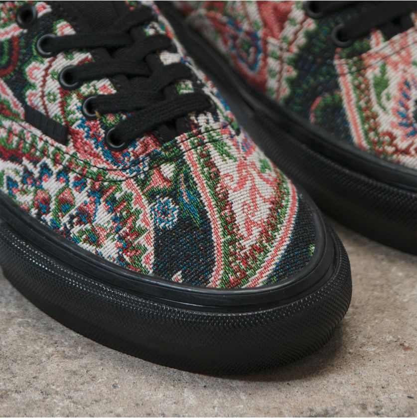 Paisley Skate Authentic Vans Skateboarding Shoe Detail